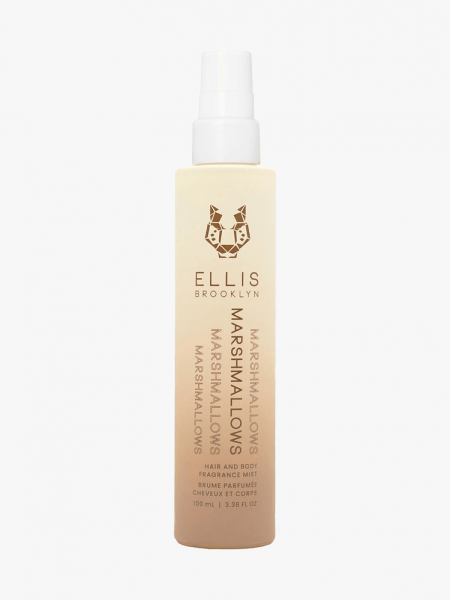 Ellis Brooklyn Marshmallows Hair & Body Fragrance Mist in branded component on a light gray background